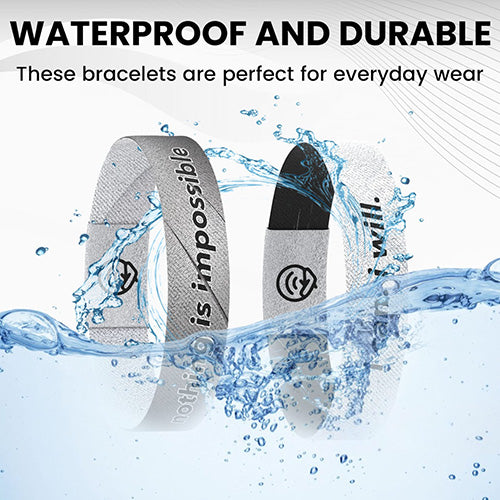 Motivational tap bracelets
